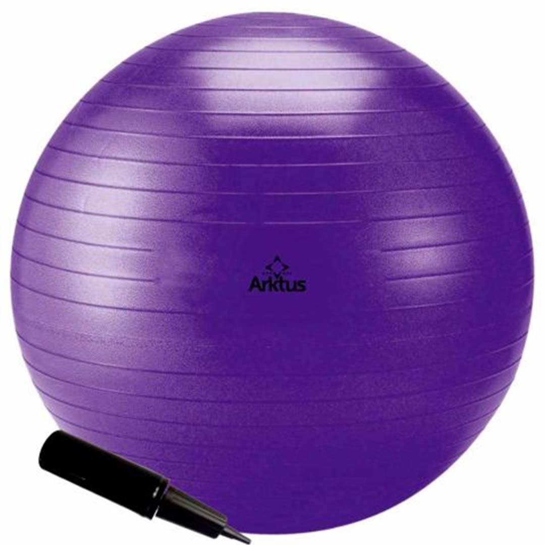 Bola de Pilates Antibusrst com Bomba Arktus 65cm